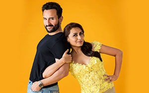 Saif Ali Khan and Rani Mukherjee in `Bunty Aur Babli 2`